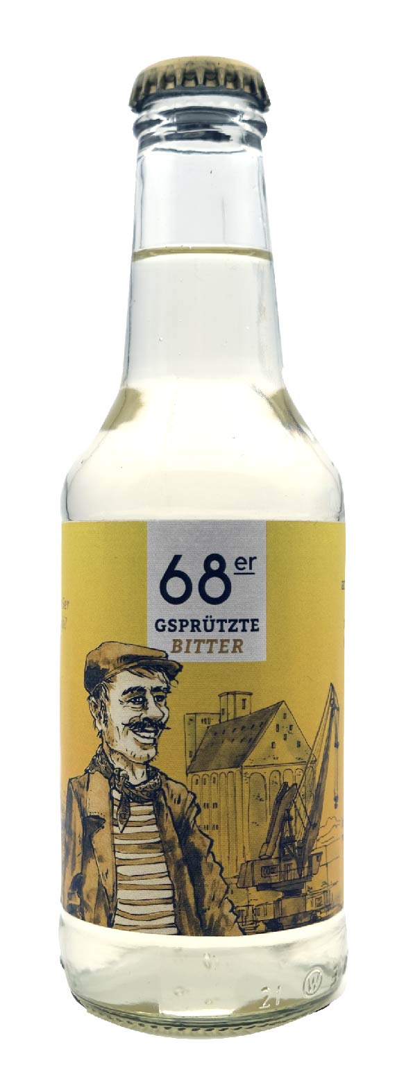 68er gsprützte bitter (Weisswein Tonic) - Einzelfalsche